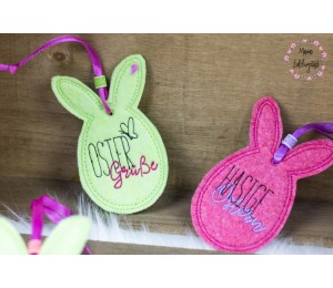 Stickdatei ITH - Anhänger Hasen Eier Ostern